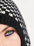 Фото #5 товара & Other Stories knitted balaclava hood in black and white