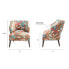 Фото #2 товара Simon Armless Floral Mod Chair