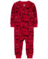 Фото #1 товара Baby 1-Piece Firetruck 100% Snug Fit Cotton Footless Pajamas 12M
