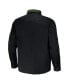 ფოტო #4 პროდუქტის Men's NFL x Darius Rucker Collection by Black Seattle Seahawks Convertible Twill Long Sleeve Button-Up Shirt