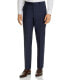 Фото #1 товара John Varvatos 288463 Star Usa Street Tonal-Plaid Slim Fit Navy Pants Size 32