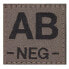 Фото #1 товара CLAWGEAR AB Neg Bloodgroup Patch