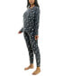 ფოტო #16 პროდუქტის Women's Printed 2-Pc. Long-Sleeve Pajama Set