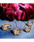 ფოტო #3 პროდუქტის Ombré Diamond (5/8 ct. t.w.) & Vanilla Diamond (1/10 ct. t.w.) Butterfly Ring in 14k Rose Gold