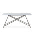 Coral Carrara Marble Console Table