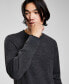 Фото #3 товара Men's Regular-Fit Solid Crewneck Sweater, Created for Macy's