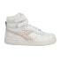 Фото #1 товара Diadora Magic Basket Mid Leather High Top Womens White Sneakers Casual Shoes 17