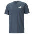 Фото #1 товара Puma Essential Tape Logo Crew Neck Short Sleeve T-Shirt Mens Blue Casual Tops 84