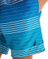 ფოტო #4 პროდუქტის Men's Ombre Stripe Full Elastic 6" Swim Trunks