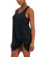 Фото #3 товара Women's Ruched Racerback Cover-Up, Created for Macy's