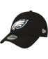 Фото #1 товара Men's Black Philadelphia Eagles The League 9FORTY Adjustable Hat