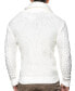 ფოტო #3 პროდუქტის Men's Knitted Turtleneck Winter Cardigan Sweaters for Men