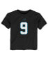 ფოტო #3 პროდუქტის Toddler Boys and Girls Bryce Young Black Carolina Panthers 2023 NFL Draft First Round Pick Player Name and Number T-shirt