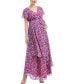Фото #1 товара Платье для беременных от kimi + kai "Faux Wrap Chiffon Maxi Dress"