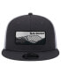 Фото #4 товара Men's Black, White USMNT Outdoor Trucker 9FIFTY Snapback Hat