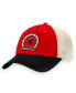 Фото #1 товара Men's Scarlet Rutgers Scarlet Knights Refined Trucker Adjustable Hat