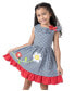 ფოტო #1 პროდუქტის Little Girls Lady Bug Sleeveless Seersucker Dress