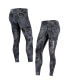 ფოტო #2 პროდუქტის Women's Black Houston Texans Burst Tie-Dye Leggings