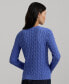 ფოტო #2 პროდუქტის Women's Cable-Knit Cardigan