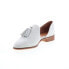 Фото #4 товара Diba True Neat Freak 11225 Womens White Leather Slip On Loafer Flats Shoes 9.5