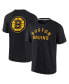 Фото #1 товара Men's and Women's Black Boston Bruins Super Soft Short Sleeve T-shirt