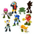 Фото #1 товара Фигурка Sonic SONIC 8 Assortant Pack In Deluxe Box - 16 персонажей, 6,5 см, 8 шт.