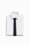 Фото #4 товара Узкий галстук из 100% шелка ZARA