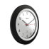 Фото #3 товара Часы настенные цифровые Mebus 19447 - Круглые - Черно-белые - Пластиковые - Современные - Батарейные