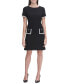 Фото #1 товара Women's Colorblocked Pocket Sheath Dress