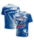 ფოტო #1 პროდუქტის Men's NFL X Staple Royal Buffalo Bills Team Slogan All Over Print Short Sleeve T-shirt