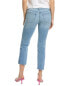 Фото #2 товара Dl1961 Mara Straight Mid-Rise Instasculpt Light Harbor Ankle Cut Jean Women's