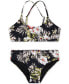 Фото #1 товара Big Girls Triangle Tropical-Print 2-Pc. Swimsuit