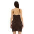 Фото #2 товара Платье Superdry Crochet Cami без рукавов Dark Oak Brown