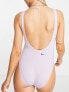 Фото #3 товара Nike Swimming Icon one piece logo swimsuit in lilac