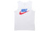 Фото #1 товара Nike SPORTSWEAR印花运动训练背心 男款 白色 / Верхняя одежда Nike SPORTSWEAR AR4992-103