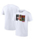 Фото #1 товара Men's and Women's Travis Kelce White Kansas City Chiefs Player Graphic T-shirt