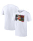 ფოტო #1 პროდუქტის Men's and Women's Travis Kelce White Kansas City Chiefs Player Graphic T-shirt