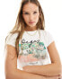 Фото #3 товара ASOS DESIGN baby tee with ballet degas licence with graphic in white