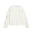 Puma Downtown Oversized Crew Neck Sweatshirt Womens White 62145565