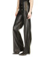 Фото #4 товара MICHAEL Women's Faux-Leather Sailor Pants