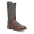 Фото #2 товара Dan Post Boots Ivan Embroidered Square Toe Cowboy Mens Blue, Brown Casual Boots