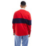 Polo Ralph Lauren Sport Capsule chest panel logo rugby shirt in red