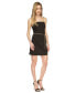 ფოტო #4 პროდუქტის Women's Bustier Sleeveless Belted Mini Dress