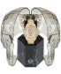 ფოტო #4 პროდუქტის Men's The $kull Gold Ion-Plated Stainless Steel Bracelet Watch 41mm