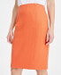 ფოტო #3 პროდუქტის Women's Textured Side-Zip Pencil Skirt