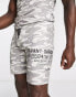 Фото #1 товара Avant Garde grid short co-ord in ecru camo