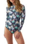 O'NEILL 291021 Womens Swim Stella Myrtos Surf Suit, Slate, Size M