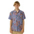 Фото #1 товара Рубашка RIP CURL Lost Islands для мальчиков - Стандартная модель Винтажный рубашечный карман