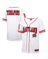 Фото #1 товара Men's White and Red Maryland Terrapins Free Spirited Baseball Jersey