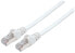 Фото #2 товара Intellinet Network Patch Cable - Cat6 - 1m - White - Copper - S/FTP - LSOH / LSZH - PVC - RJ45 - Gold Plated Contacts - Snagless - Booted - Lifetime Warranty - Polybag - 1 m - Cat6 - S/FTP (S-STP) - RJ-45 - RJ-45